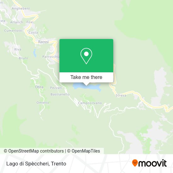 Lago di Spèccheri map