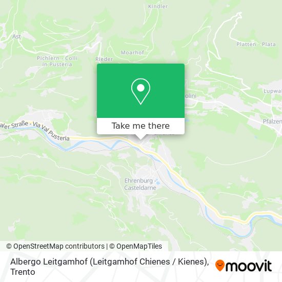 Albergo Leitgamhof (Leitgamhof Chienes / Kienes) map