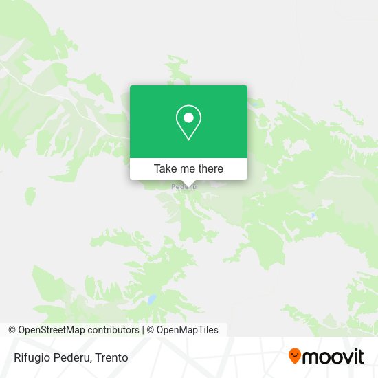 Rifugio Pederu map