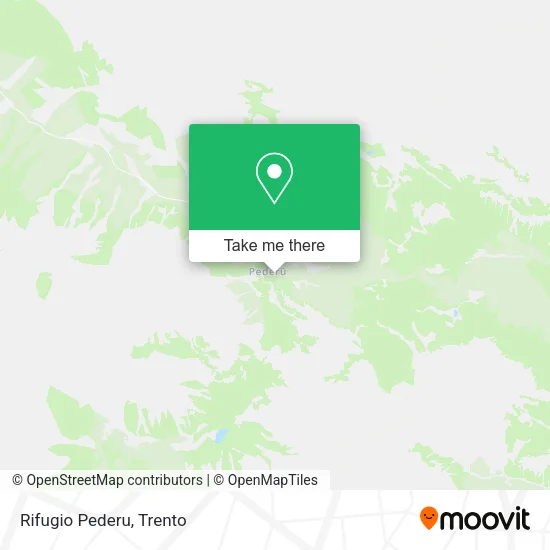 Rifugio Pederu map