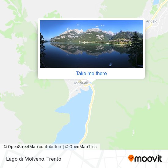 Lago di Molveno map