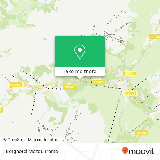 Berghotel Mezdì map