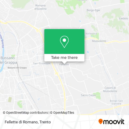 Fellette di Romano map