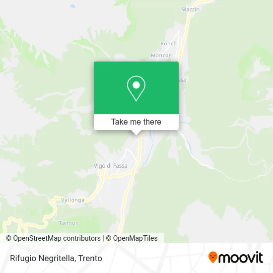 Negritella Refuge map