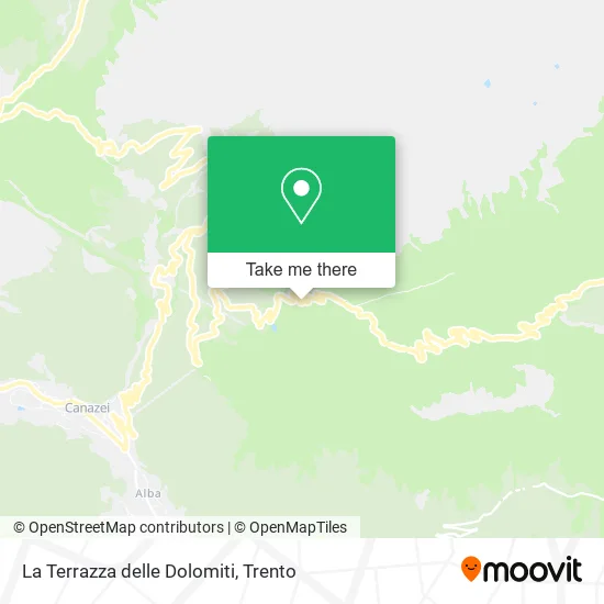 La Terrazza delle Dolomiti map