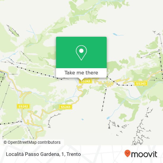 Località Passo Gardena, 1 map