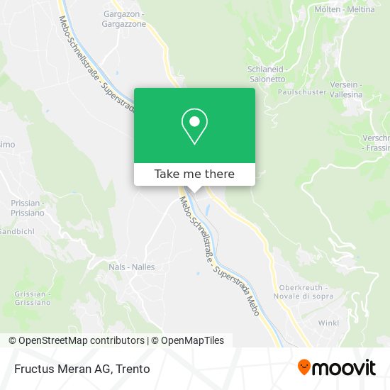Fructus Meran AG map