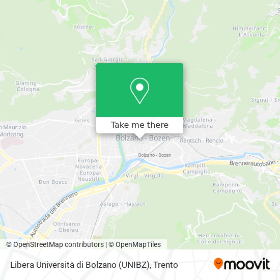 Libera Università di Bolzano (UNIBZ) map