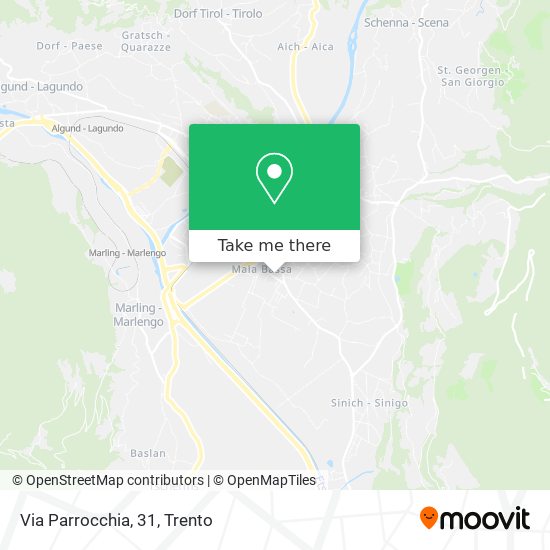 Via Parrocchia, 31 map