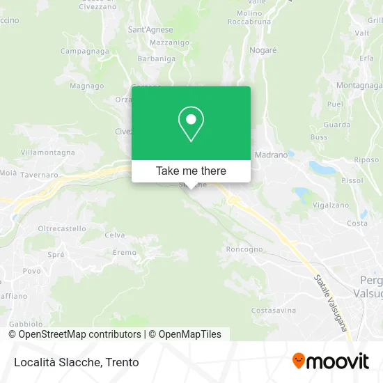 Località Slacche map
