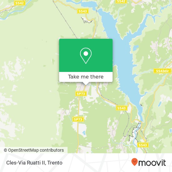 Cles-Via Ruatti II map
