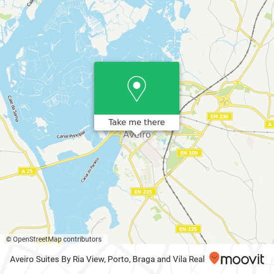 Aveiro Suites By Ria View map