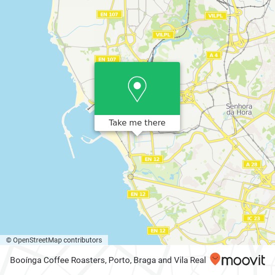 Booínga Coffee Roasters map