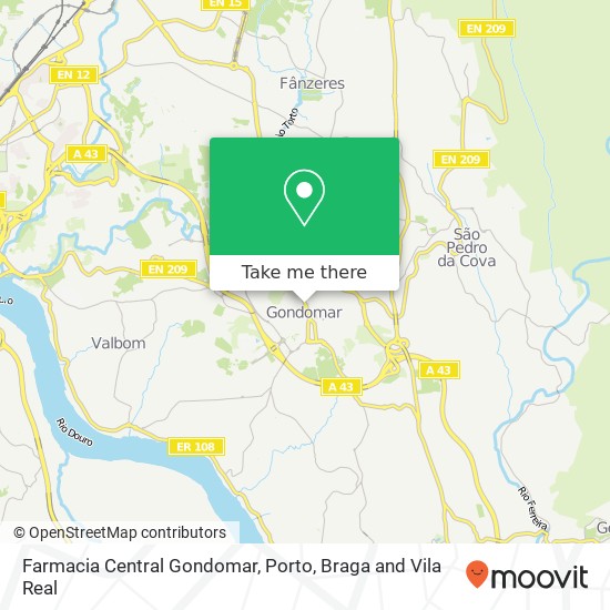 Farmacia Central Gondomar map