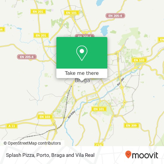 Splash Pizza mapa