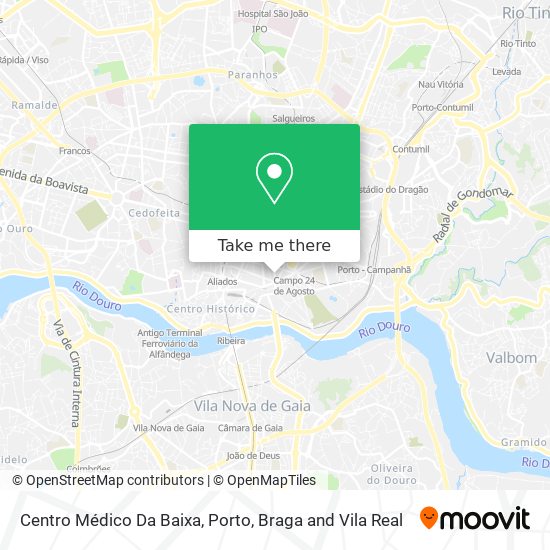 Centro Médico Da Baixa map