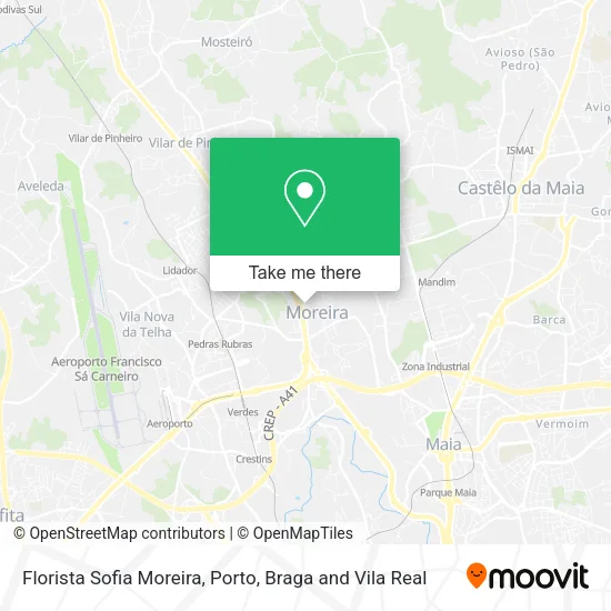 Florista Sofia Moreira map