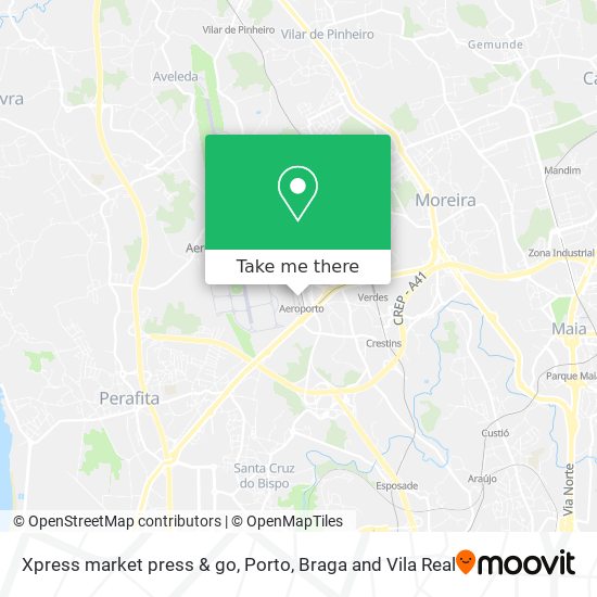 Xpress market press & go mapa