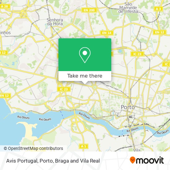 Avis Portugal map
