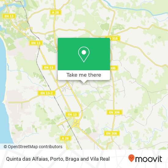 Quinta das Alfaias mapa