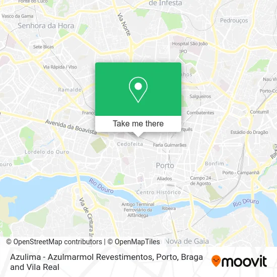 Azulima - Azulmarmol Revestimentos map