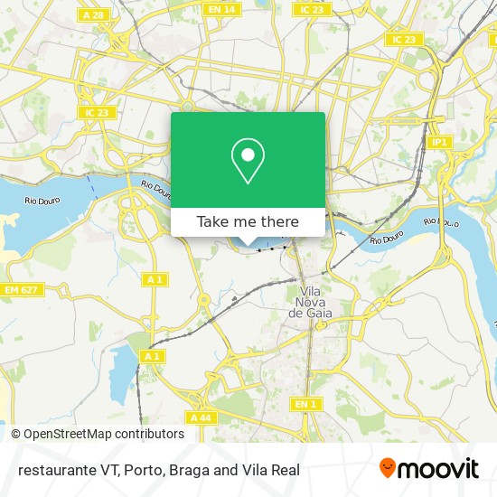 restaurante VT map