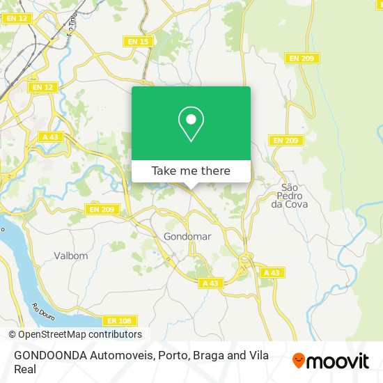 GONDOONDA Automoveis map