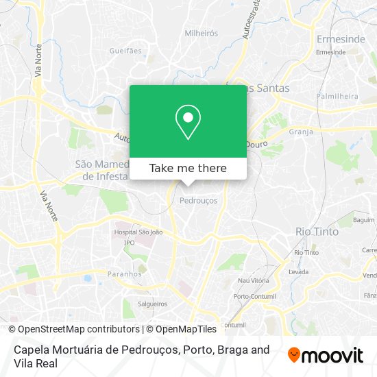 Capela Mortuária de Pedrouços map