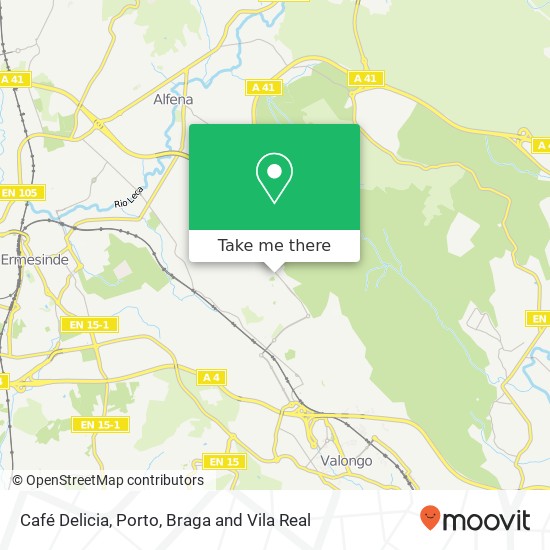 Café Delicia map