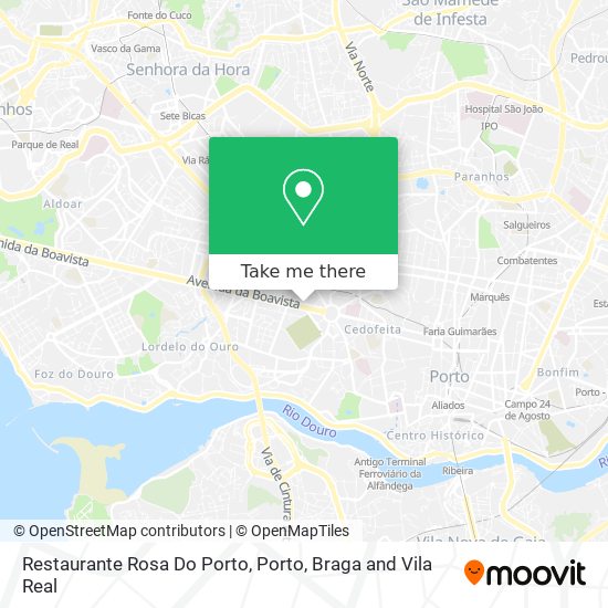 Restaurante Rosa Do Porto map