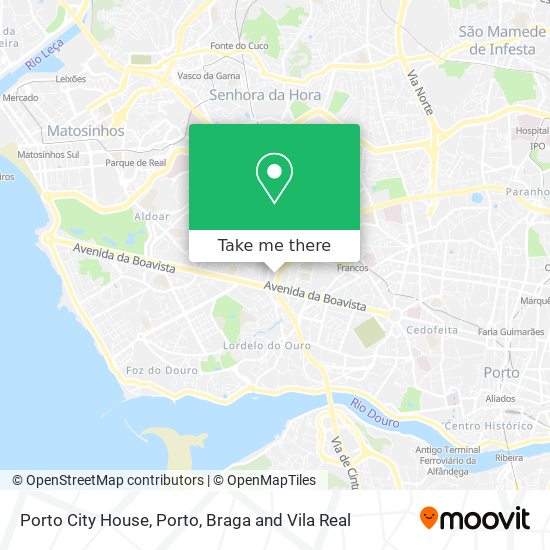 Porto City House map