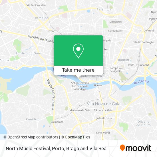 North Music Festival map