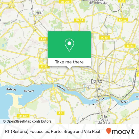 RT (Reitoria) Focaccias mapa