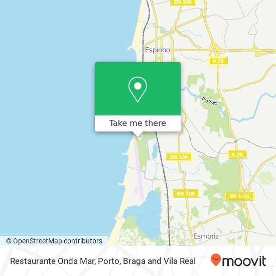 Restaurante Onda Mar map