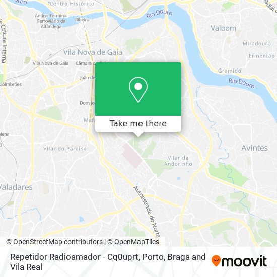Repetidor Radioamador - Cq0uprt map
