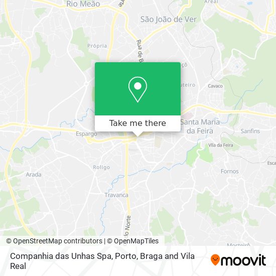 Companhia das Unhas Spa mapa