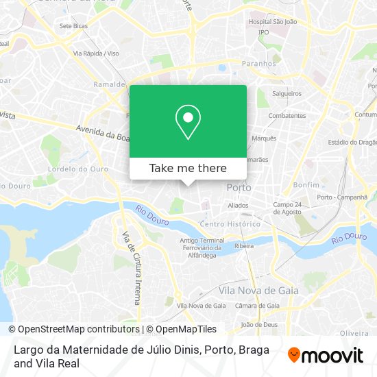 Largo da Maternidade de Júlio Dinis map
