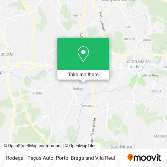 Rodeça - Peças Auto map