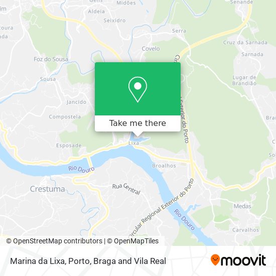 Marina da Lixa map