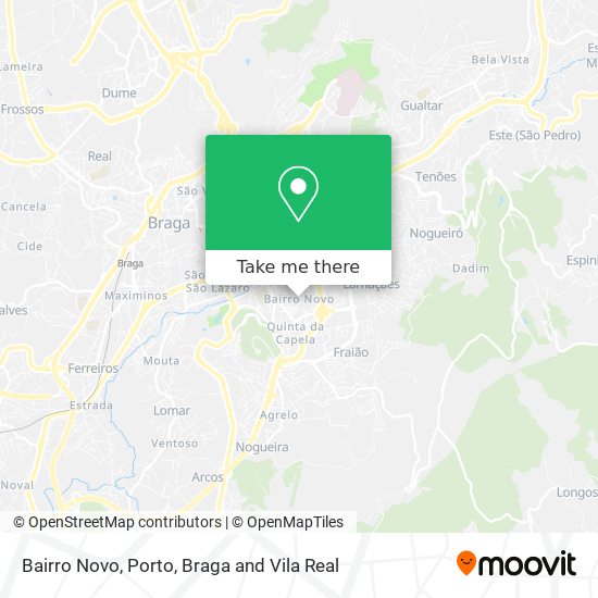 Bairro Novo map