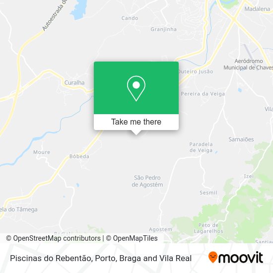 Piscinas do Rebentão map