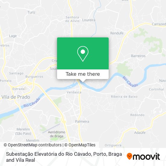 Subestação Elevatória do Rio Cávado map