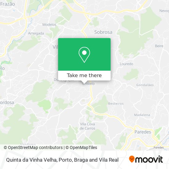 Quinta da Vinha Velha map