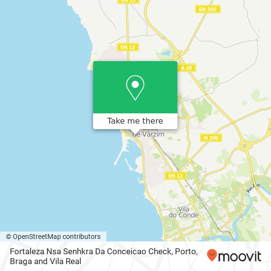 Fortaleza Nsa Senhkra Da Conceicao Check mapa