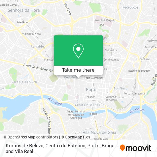 Korpus de Beleza, Centro de Estética map