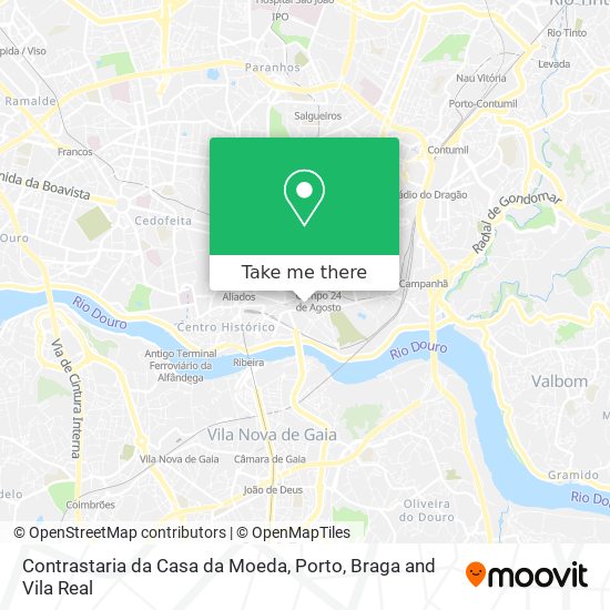 Contrastaria da Casa da Moeda map