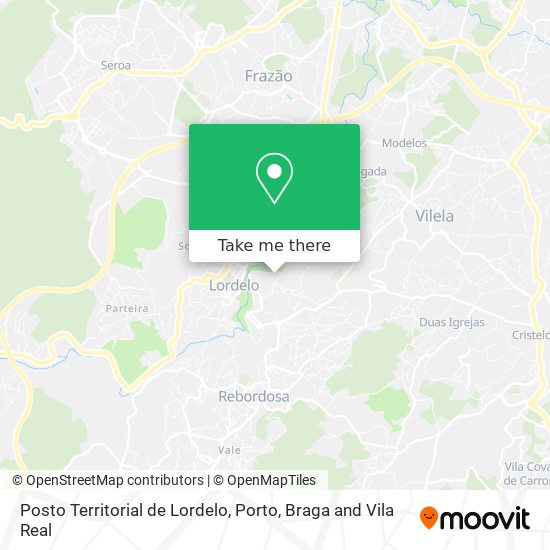 Posto Territorial de Lordelo map