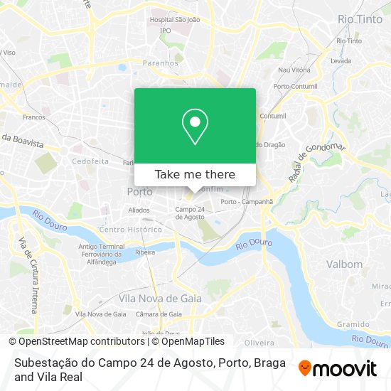 Subestação do Campo 24 de Agosto map