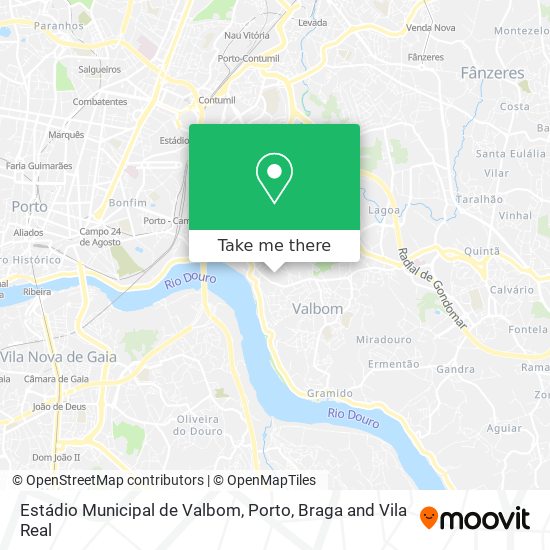 How To Get To Estadio Municipal De Valbom In Gondomar By Bus Metro Or Train