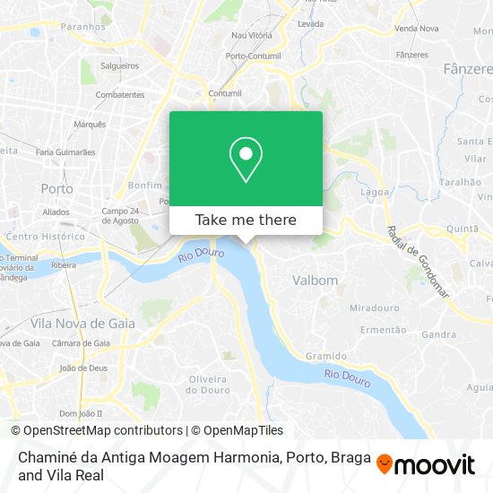 Chaminé da Antiga Moagem Harmonia map